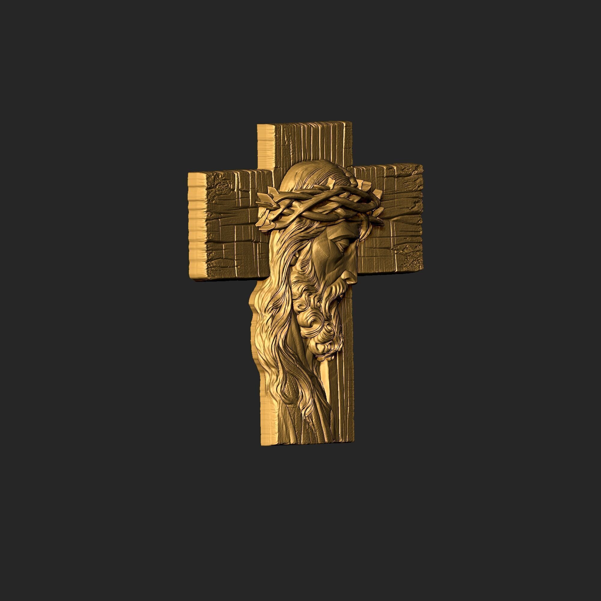 Jesus Cross 04 3D print model_13