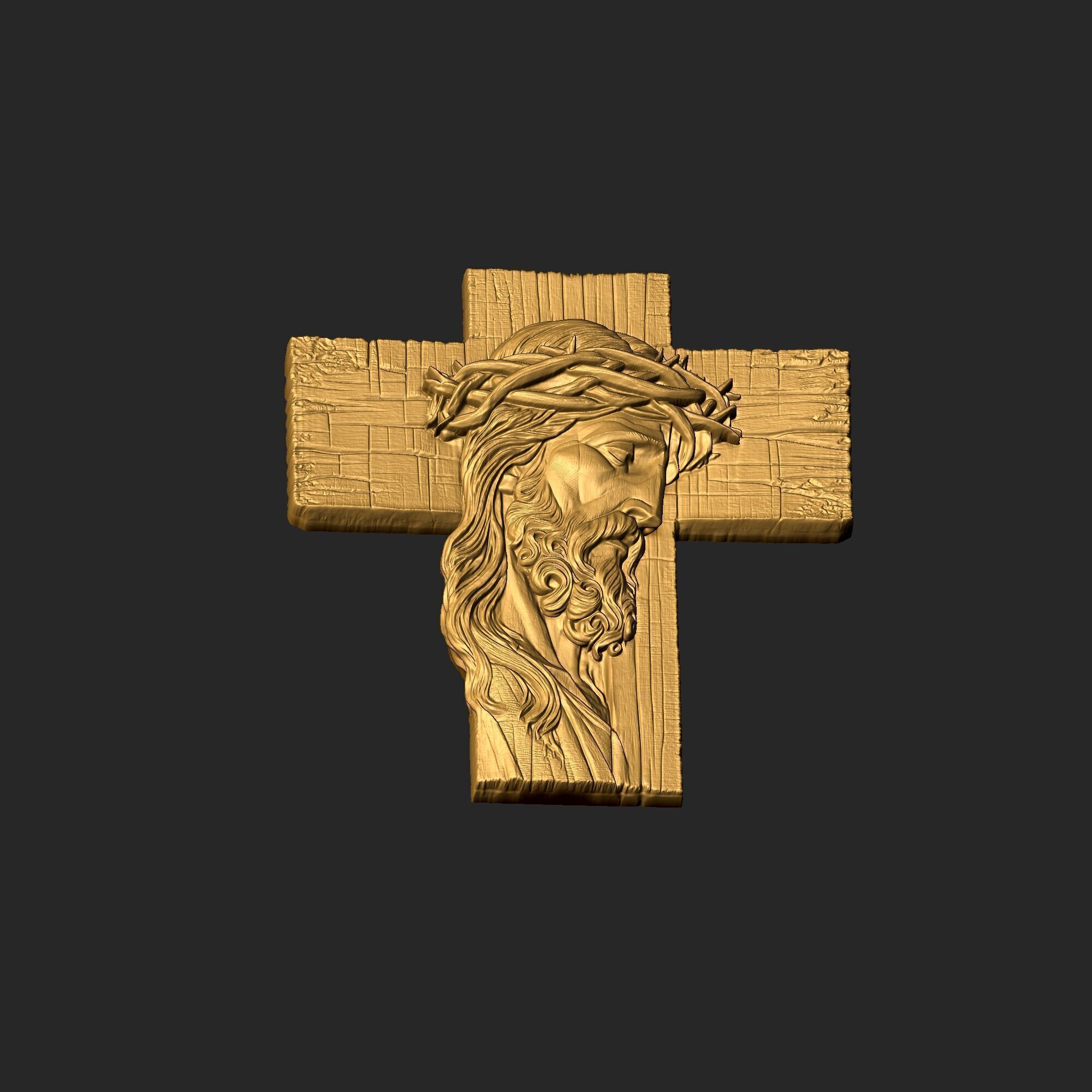Jesus Cross 04 3D print model_9