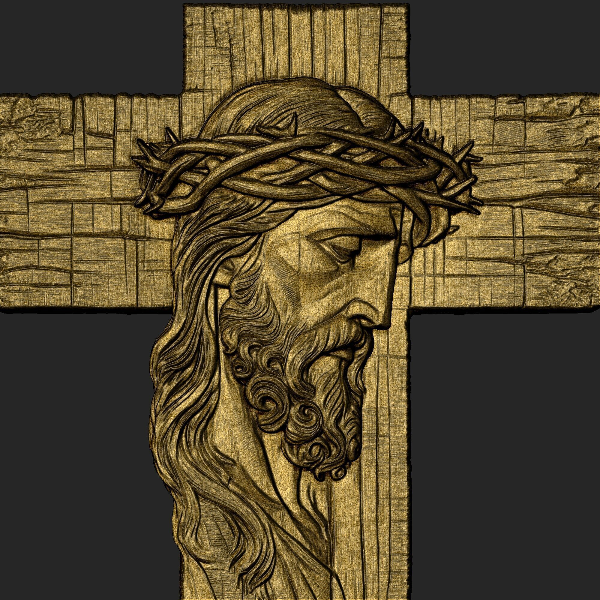 Jesus Cross 04 3D print model_15
