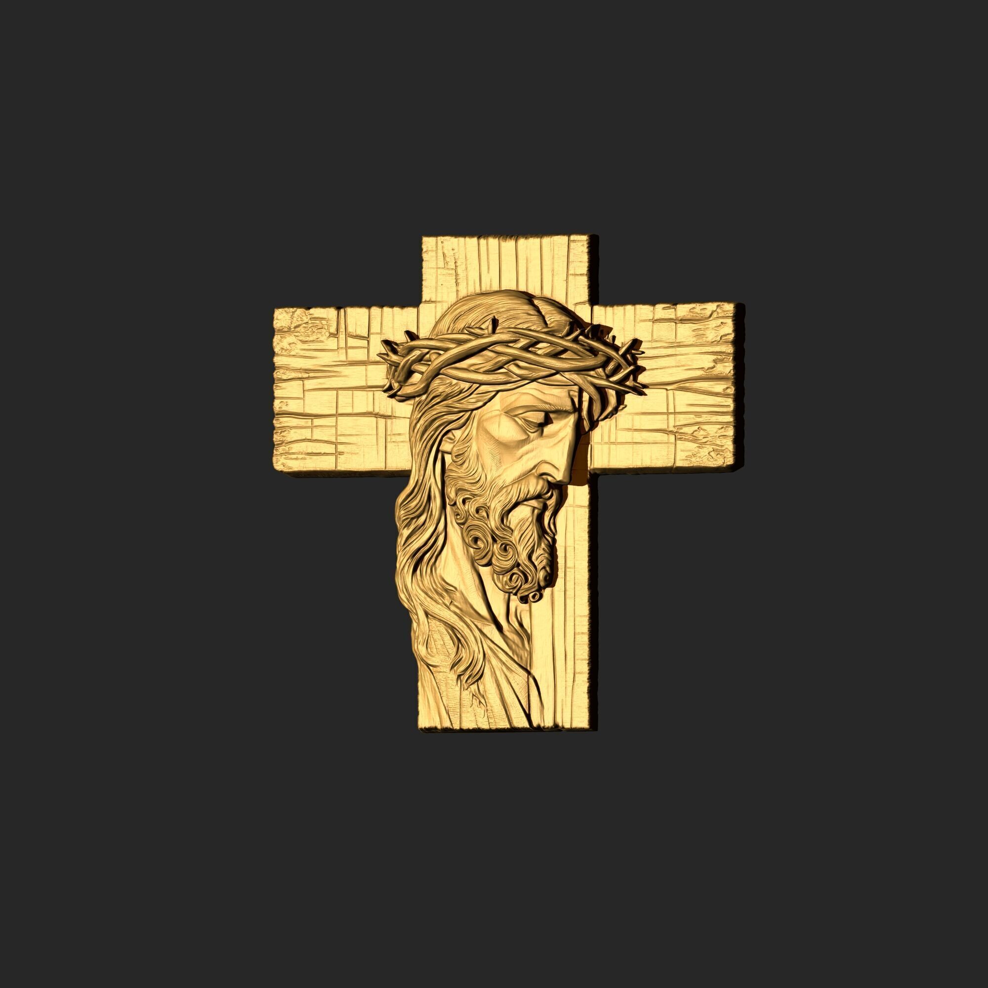 Jesus Cross 04 3D print model_2