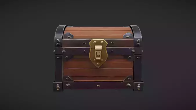 antique wooden treasure chest