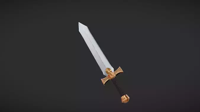 fantasy sword with detailed hilt
