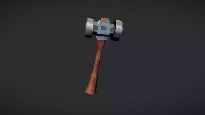 Fantasy sledgehammer weapon