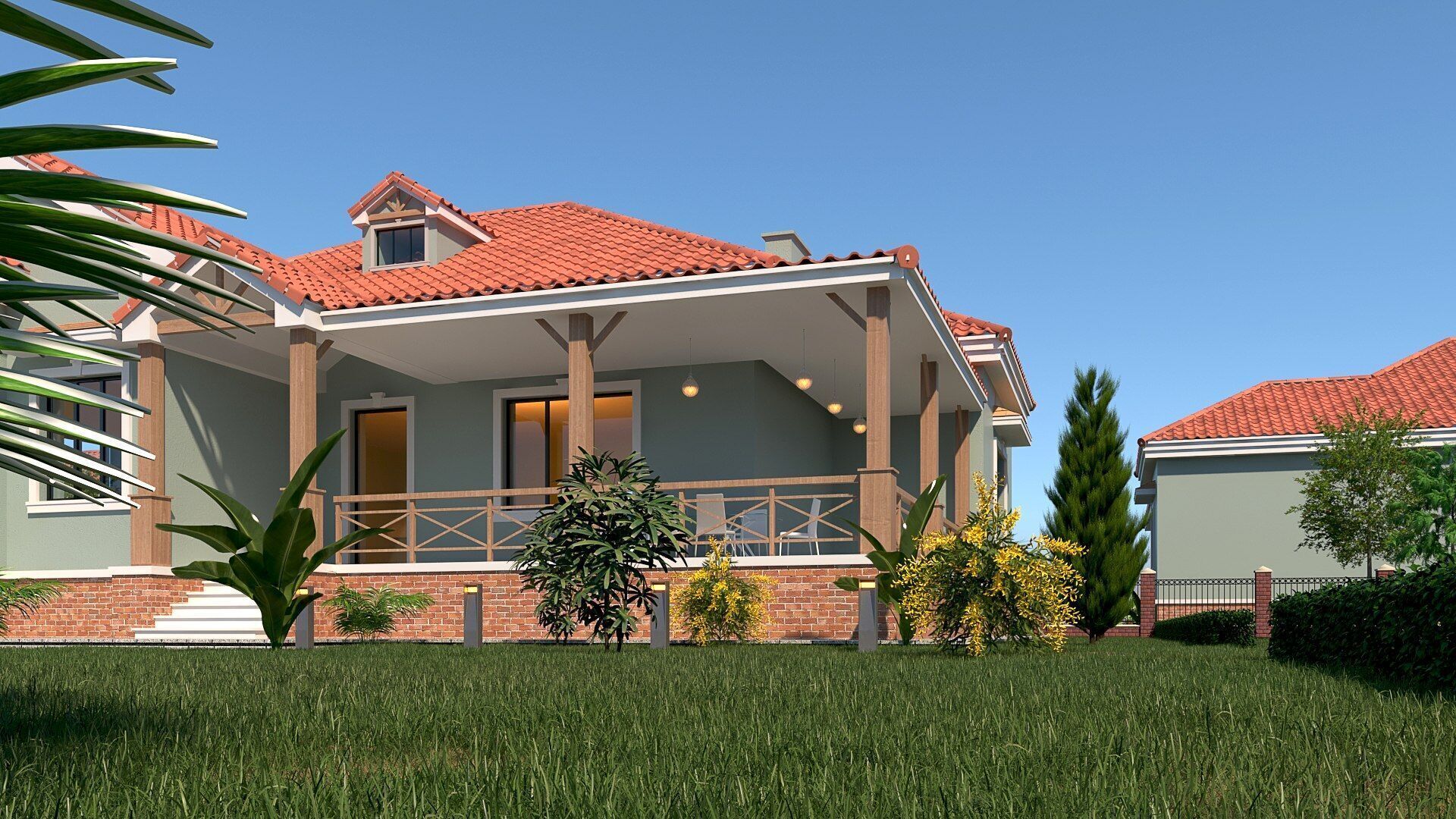 house Low-poly 3D model_2