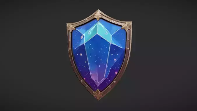 Mystical decorative shield
