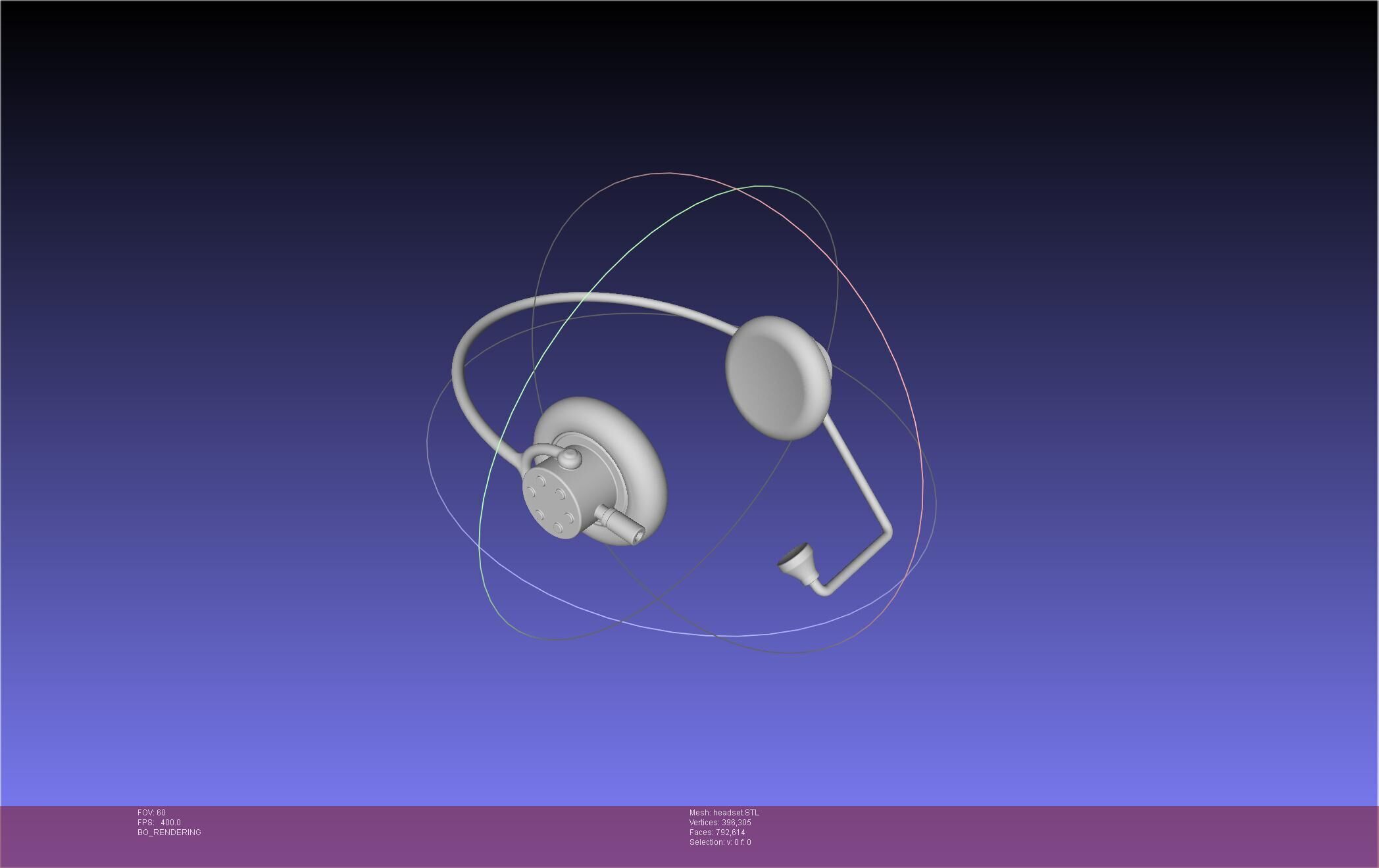 Dr Stone Dr Xeno Headset 3D print model_13