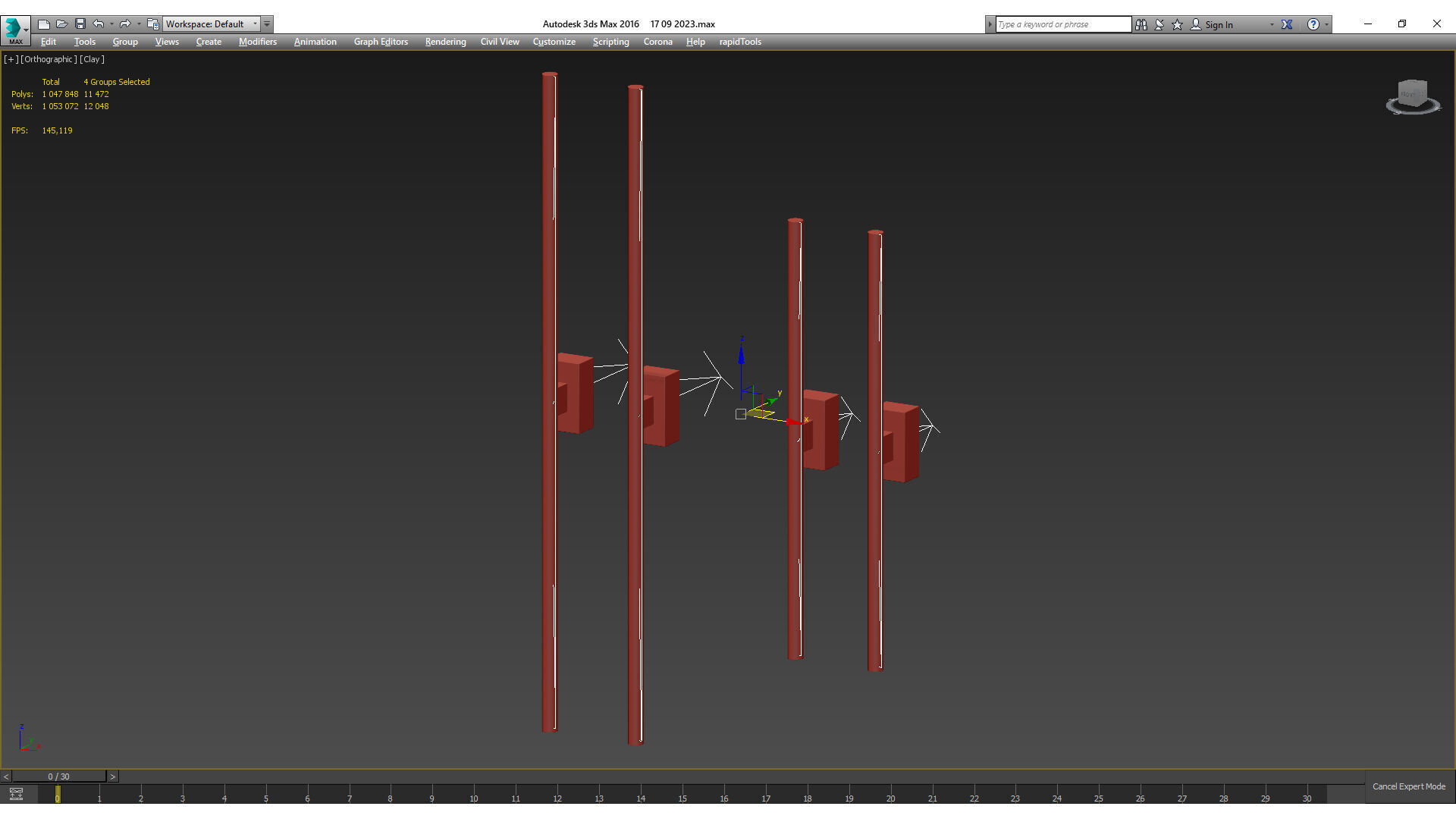 Rufat lights - Minimalist Nordic Wall Lamp 3D model_3