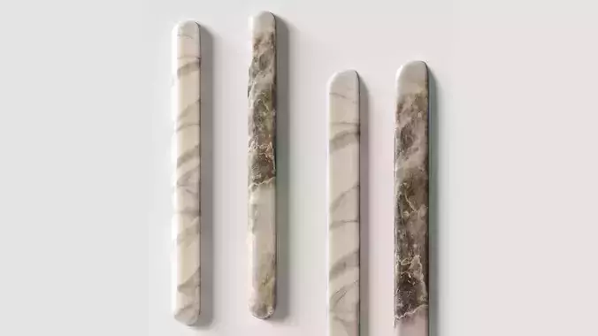 Alabaster Tubular Wall Light by CONTAIN