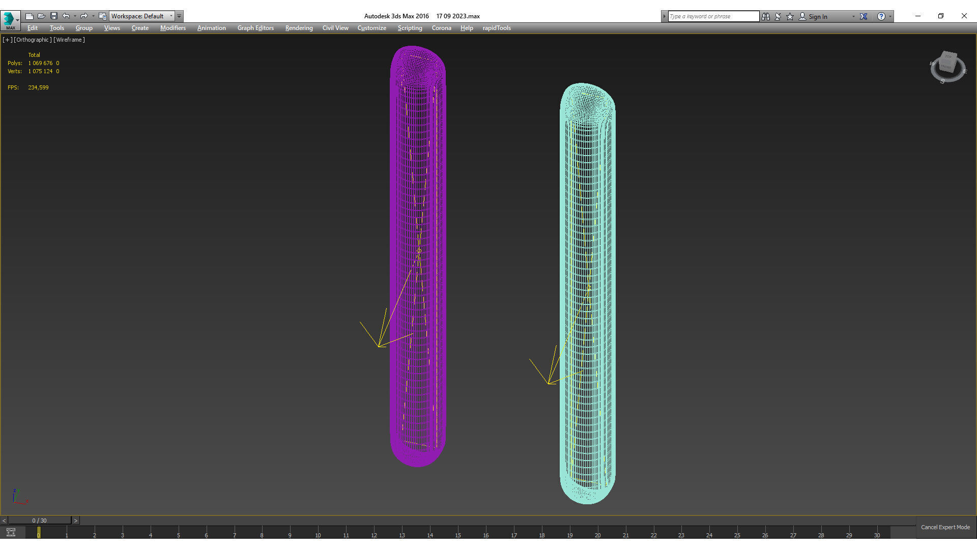 Alabaster Tubular Wall Light by CONTAIN 3D model_3
