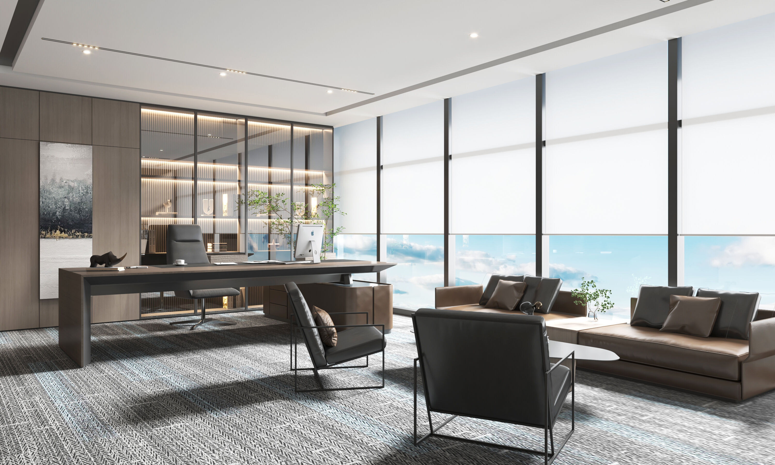 xiandaijinglibangongshi19867 3D model_1