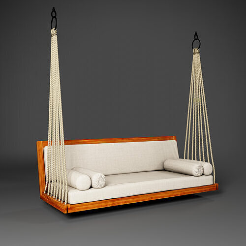 Swing Sofa Low-poly 3D model