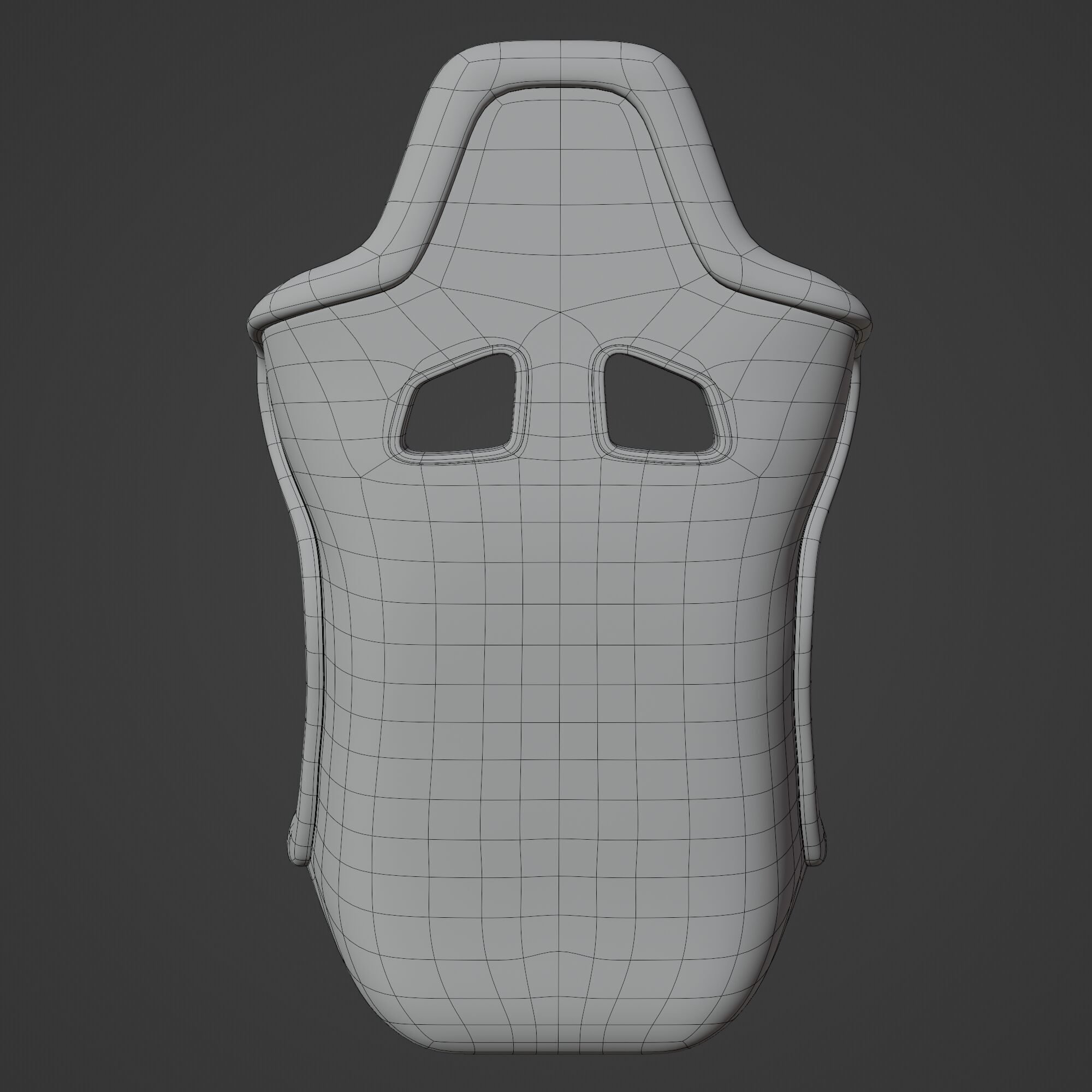 Racing Car Seat 3D model_12