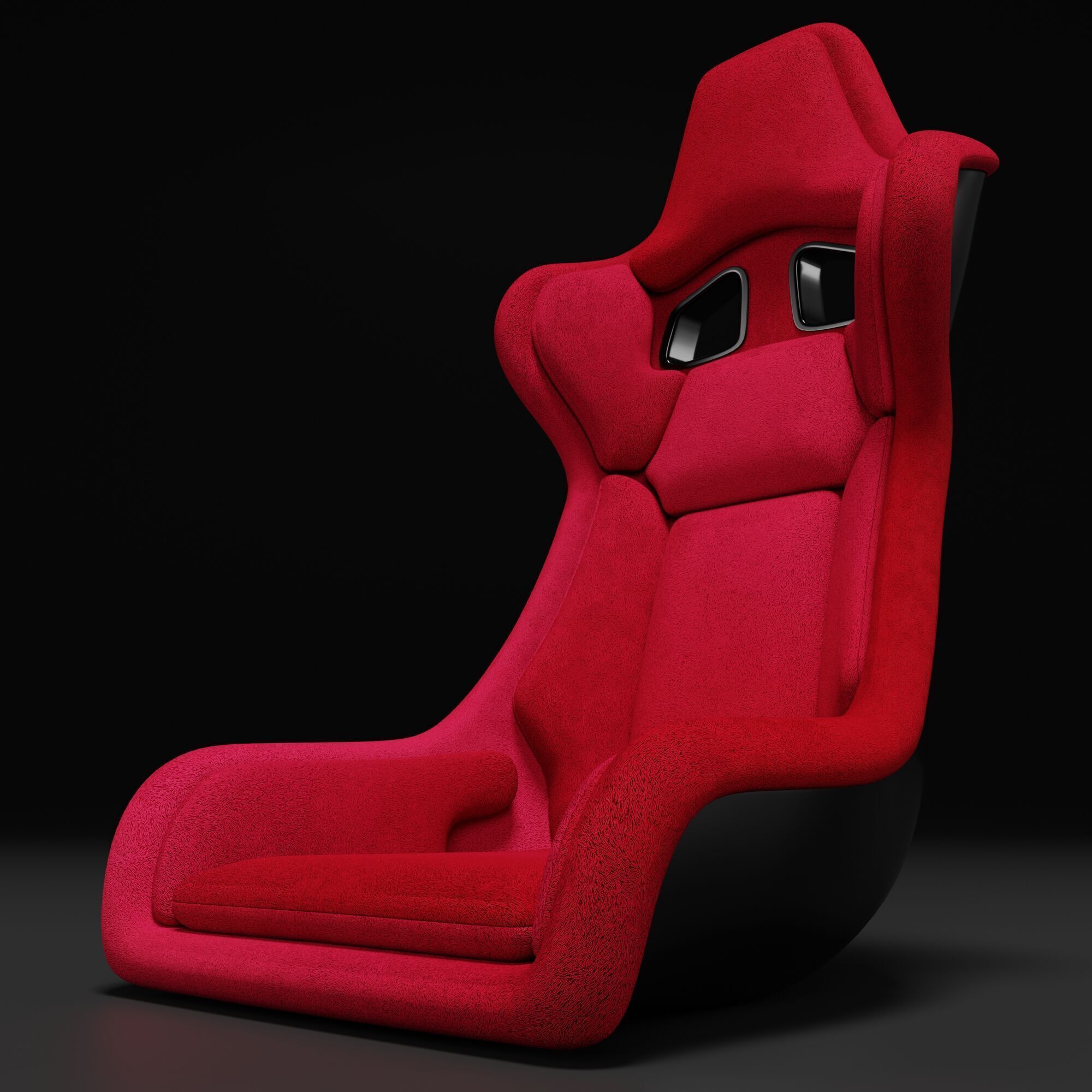 Racing Car Seat 3D model_7