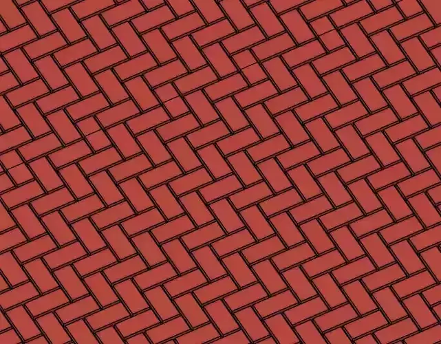 Modelling Herringbone Brick Paving Sheets Various Sizes 3D print model