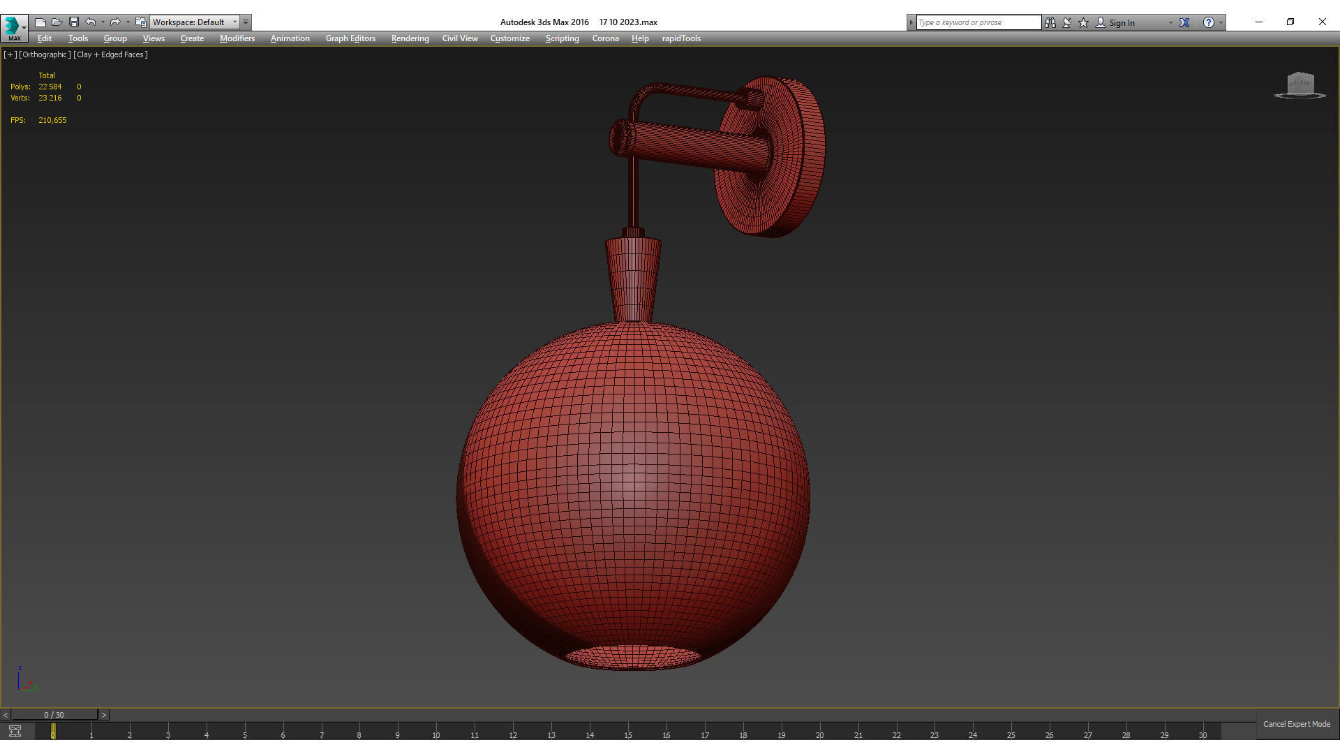 Cone Wall Light - Marc Wood Studio 3D model_4