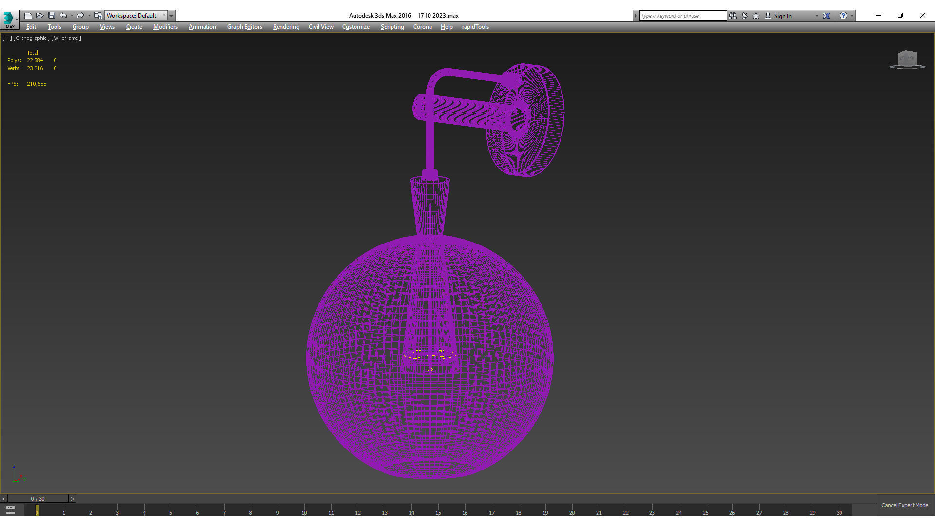 Cone Wall Light - Marc Wood Studio 3D model_5