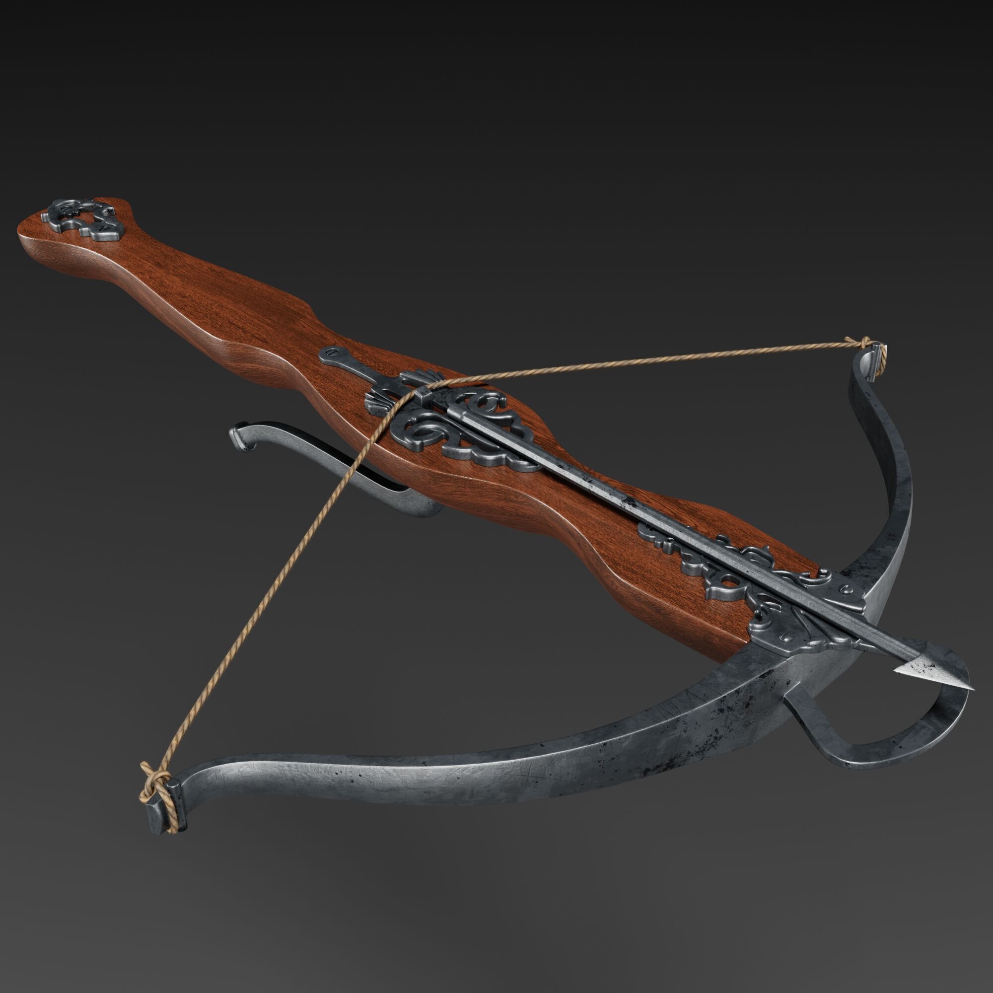 Crossbow 3D model_1