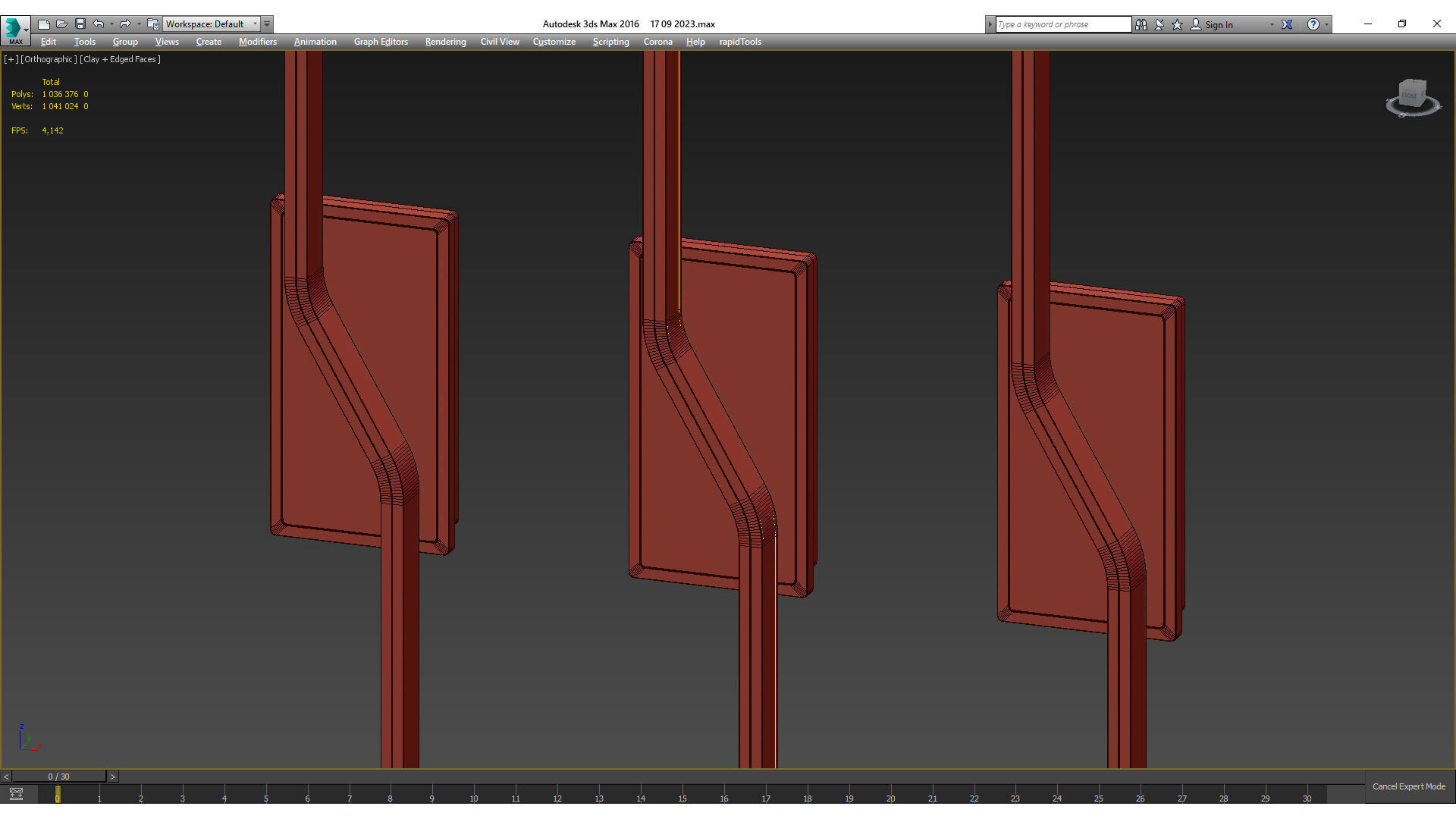 Indoor LED Wall Lamp - Chandeliers life 3D model_5