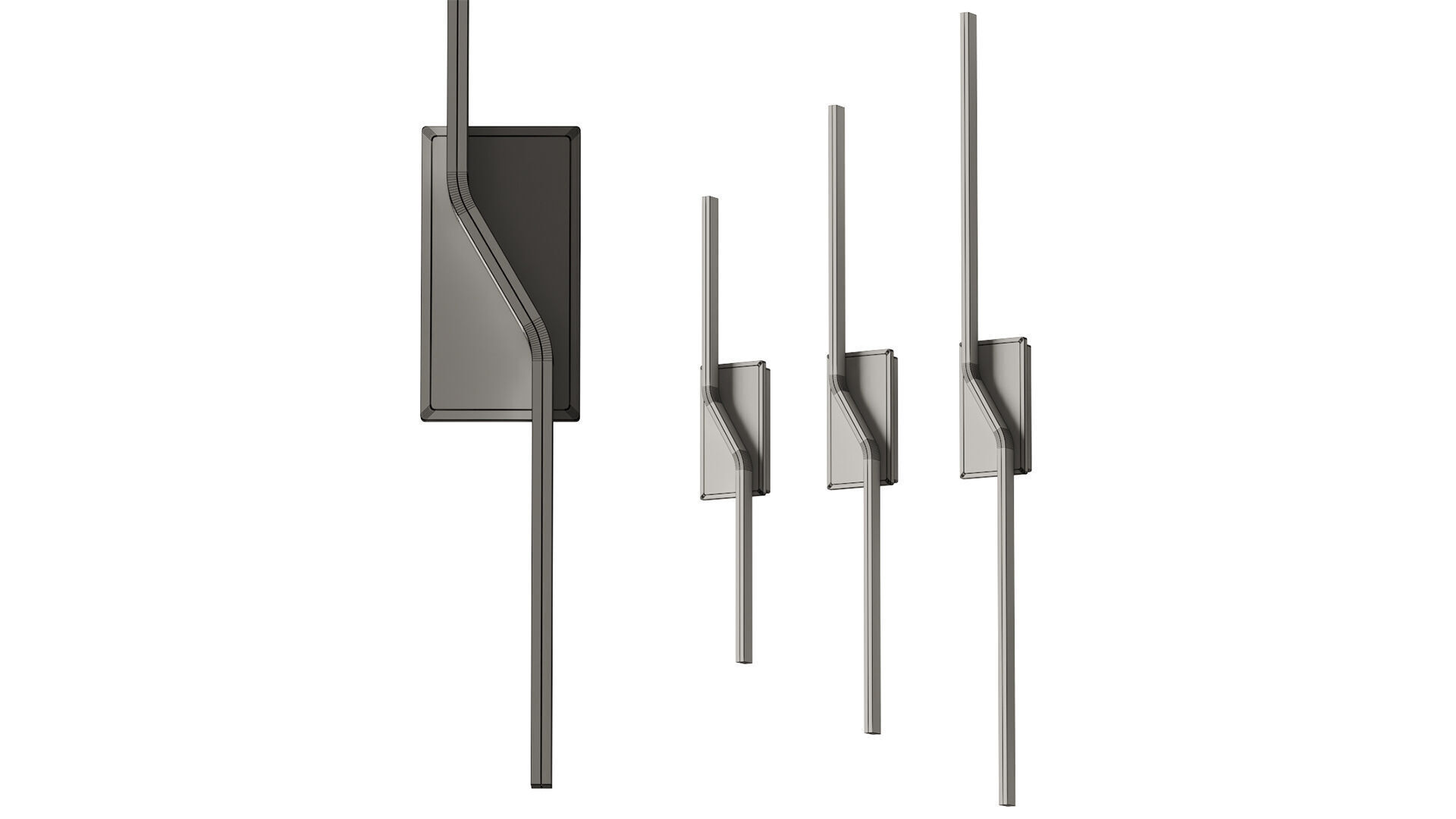 Indoor LED Wall Lamp - Chandeliers life 3D model_2