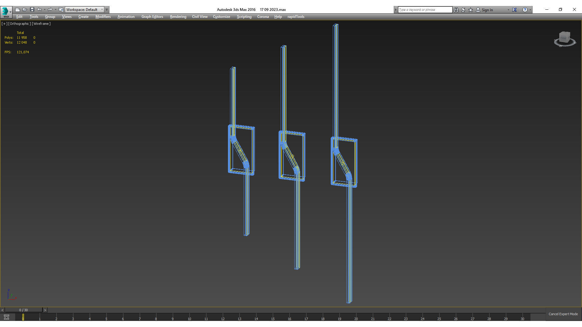 Indoor LED Wall Lamp - Chandeliers life 3D model_4