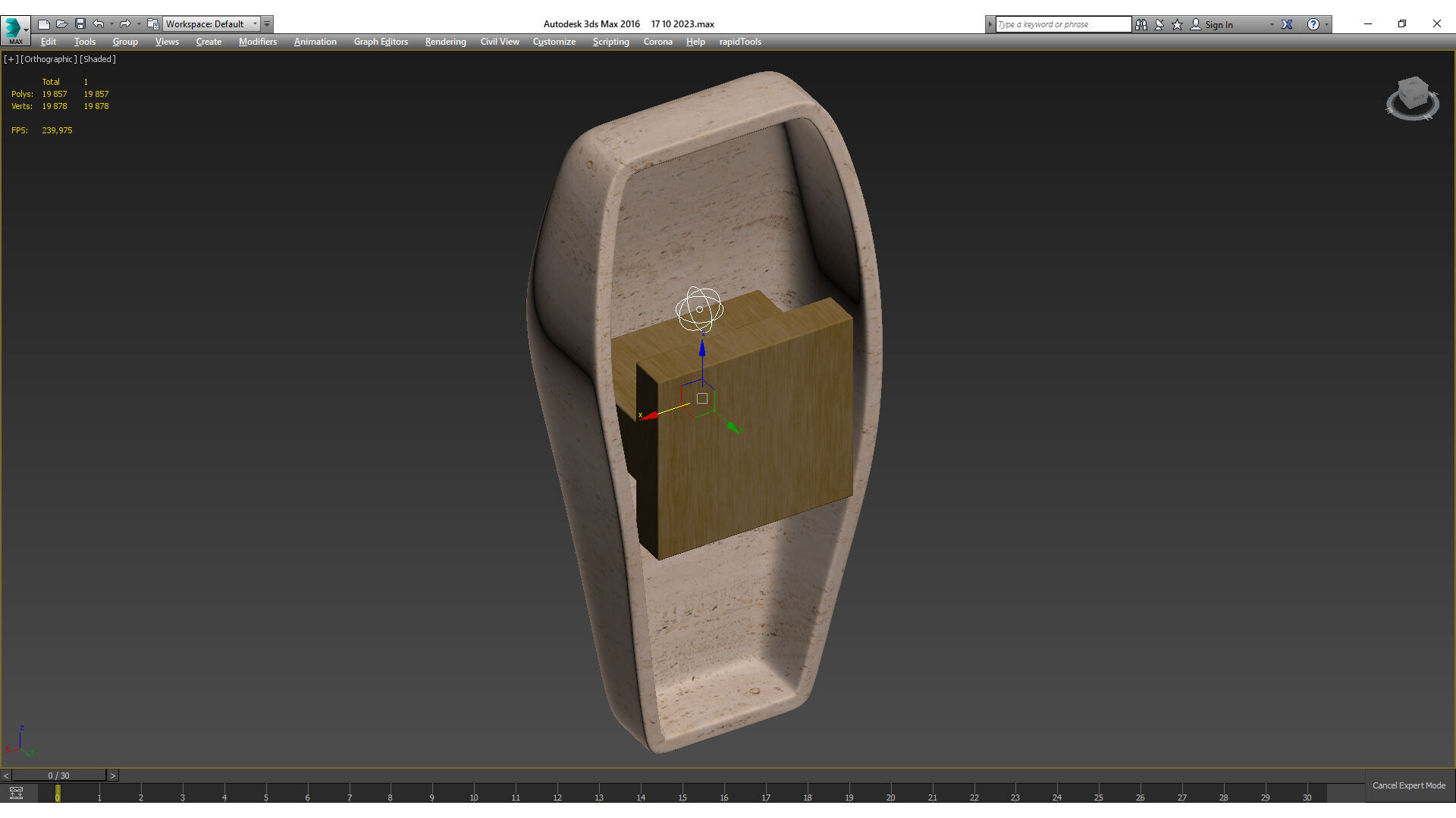 Charles Zana - Island wall lamp 3D model_5