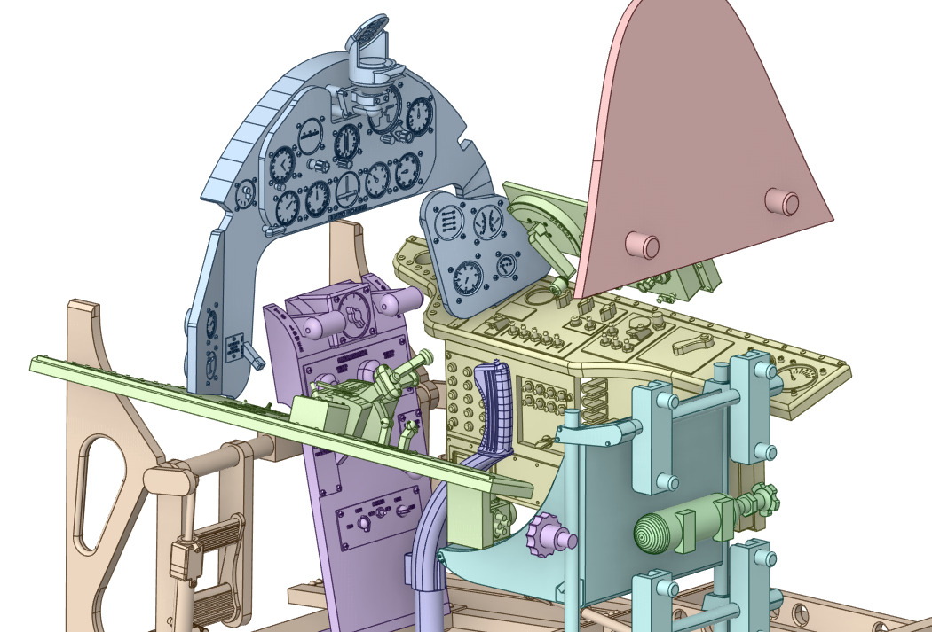 Grumman F6F-5 Hellcat  1 by 24 Scale 3D Printable Model 3D print model_8