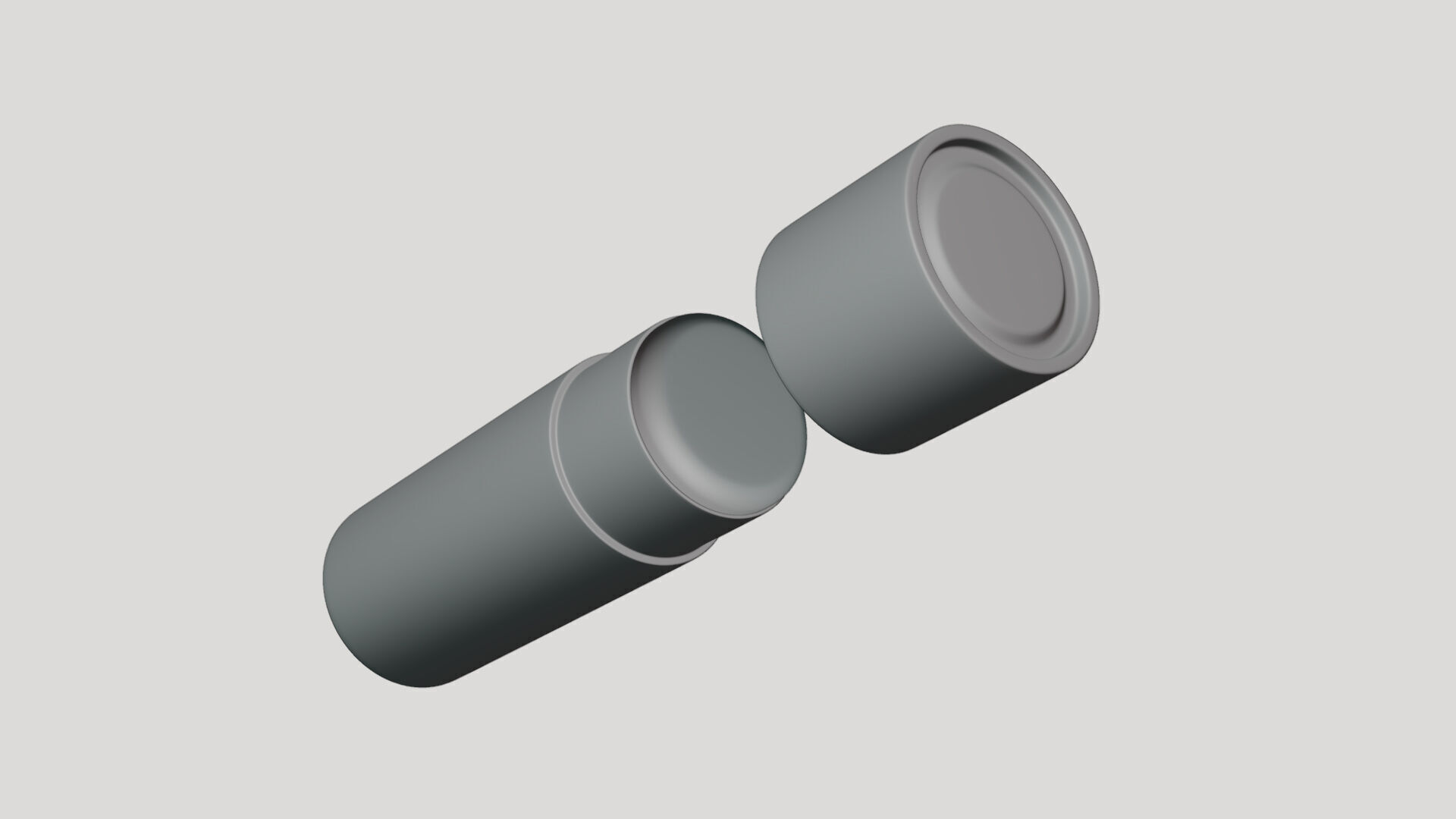 Basic Lip Balm - Geometry Only No Textures No Materials 3D model_1