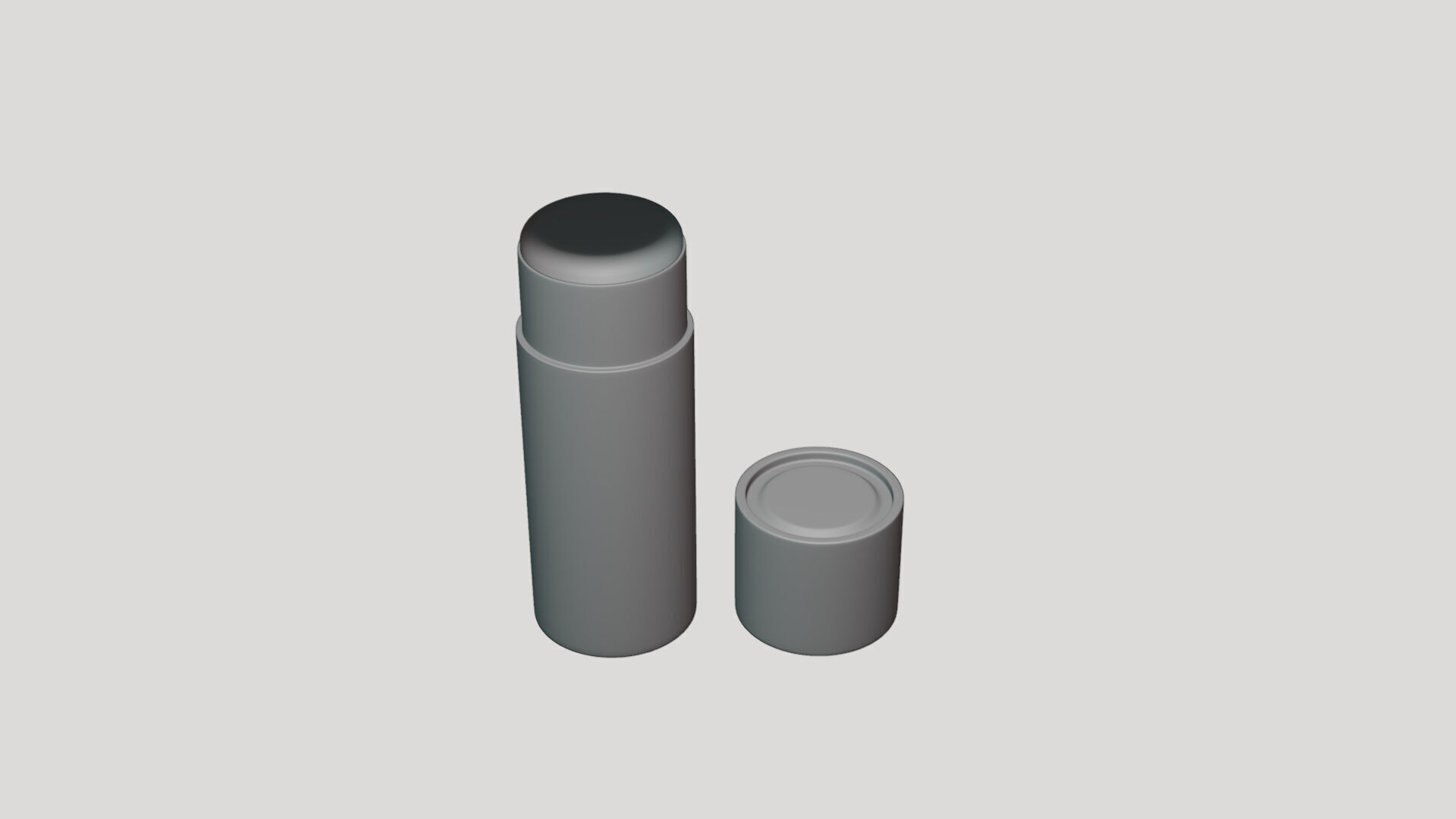 Basic Lip Balm - Geometry Only No Textures No Materials 3D model_2