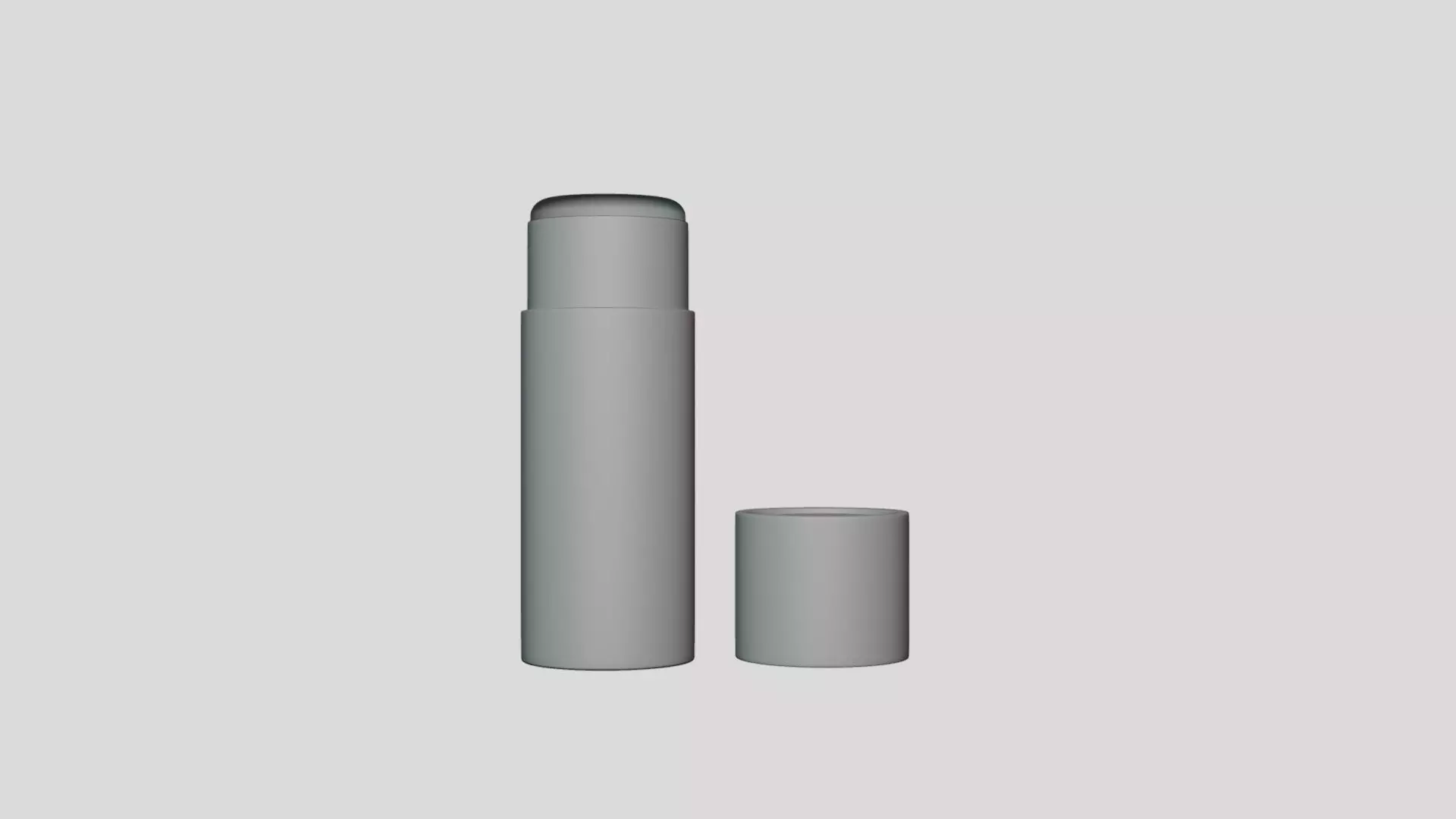 Basic Lip Balm - Geometry Only No Textures No Materials 3D model_0