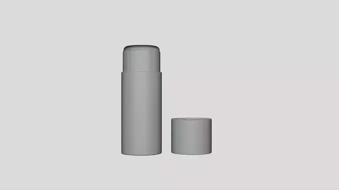 Basic Lip Balm - Geometry Only No Textures No Materials