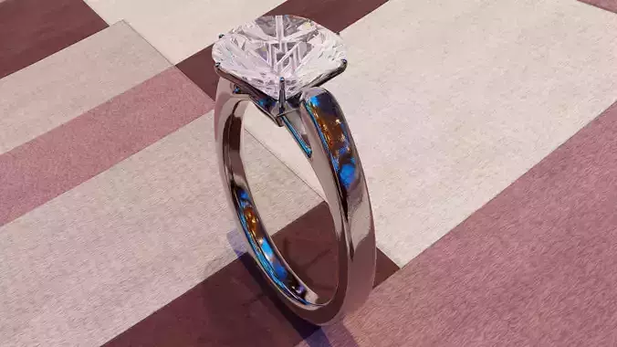 Diamond Ring from Mun 3D print model Diamond Ring from Mun 3D print model