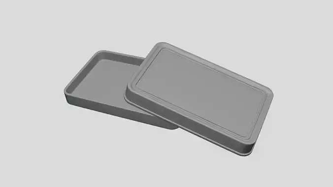 Basic Candy Tin Box - Geometry Only No Textures No Materials