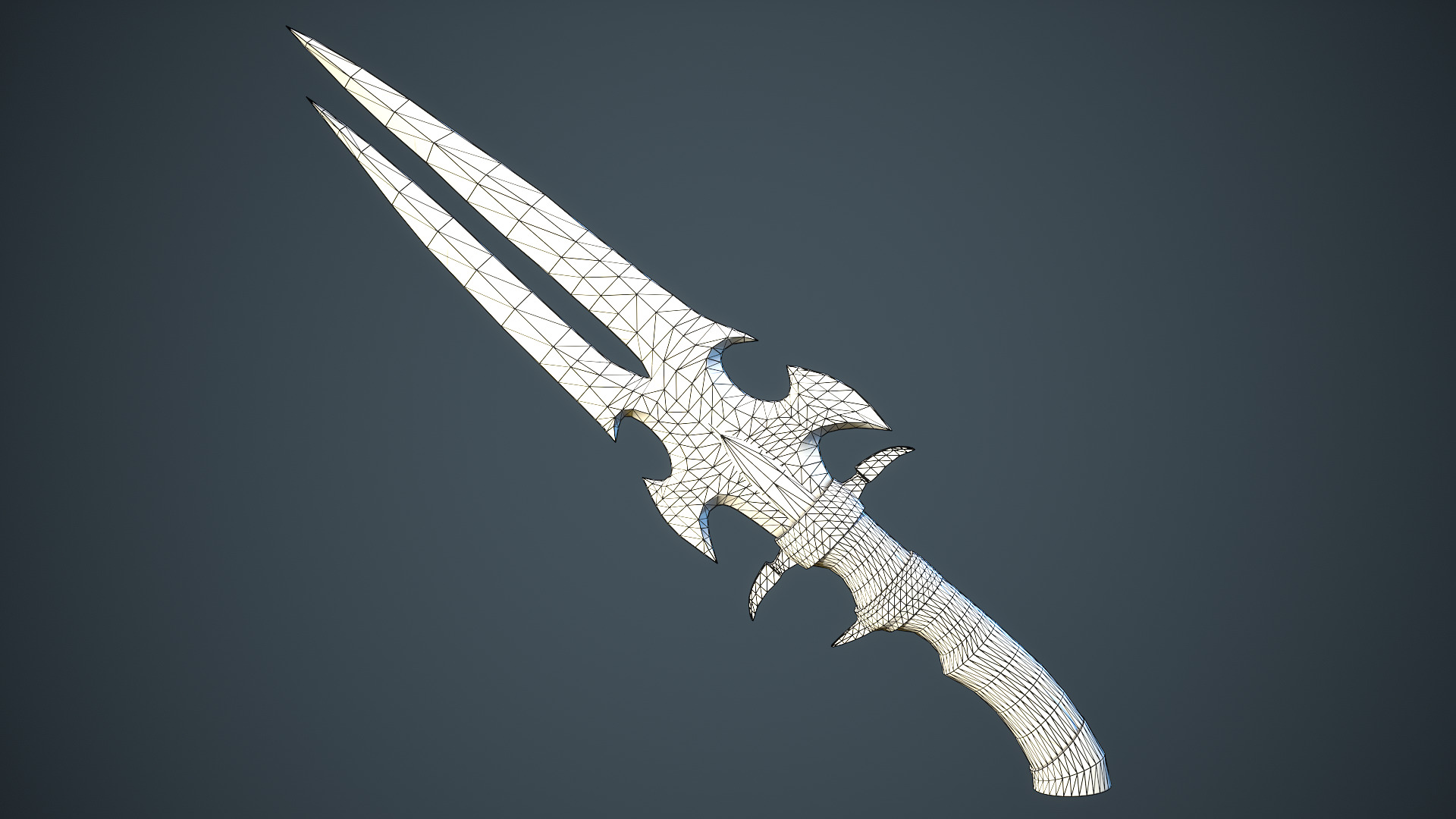 Stylized Fantasy Weapons - Daggers Low-poly 3D model_19