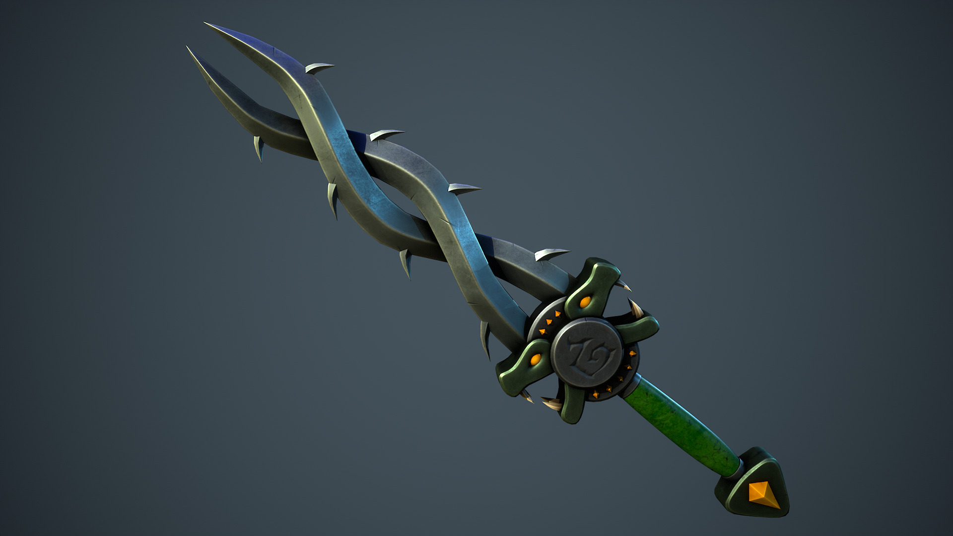 Stylized Fantasy Weapons - Daggers Low-poly 3D model_30