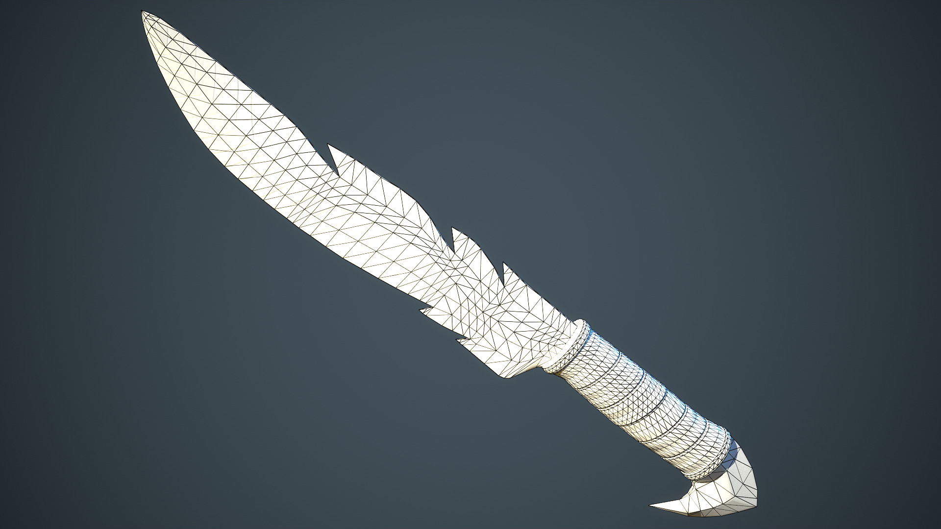 Stylized Fantasy Weapons - Daggers Low-poly 3D model_27