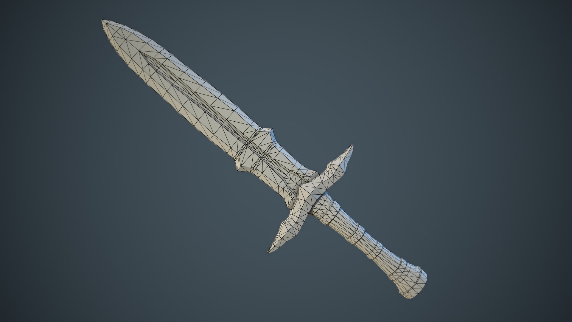 Stylized Fantasy Weapons - Daggers Low-poly 3D model_3