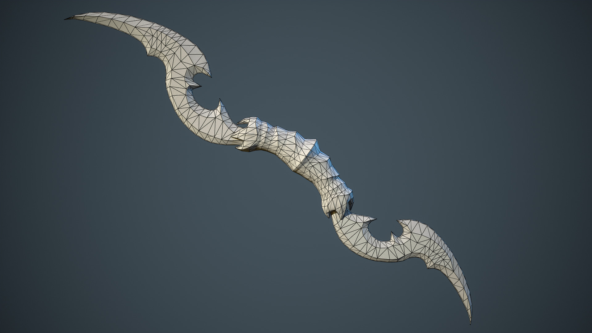 Stylized Fantasy Weapons - Daggers Low-poly 3D model_11