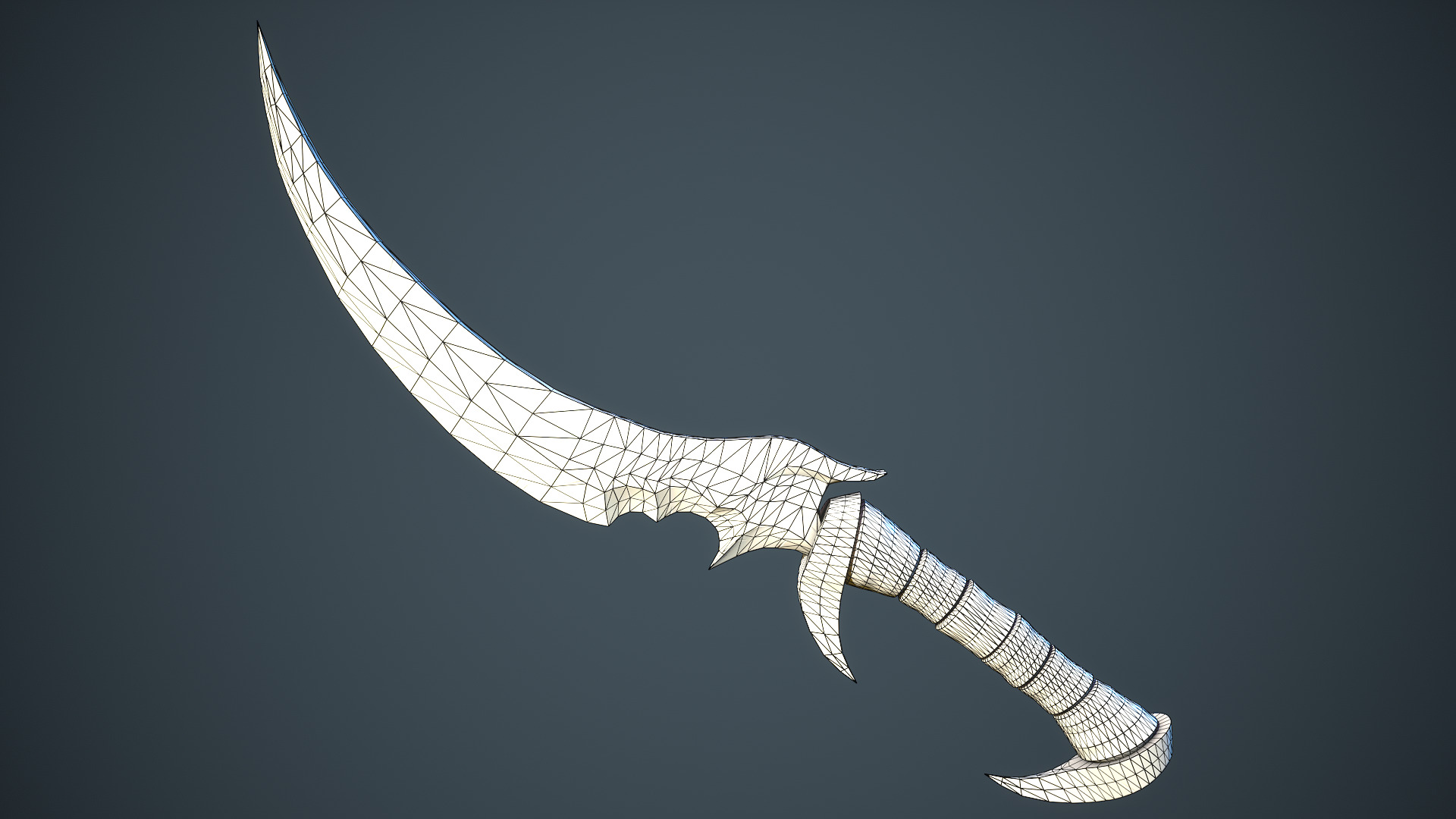 Stylized Fantasy Weapons - Daggers Low-poly 3D model_21