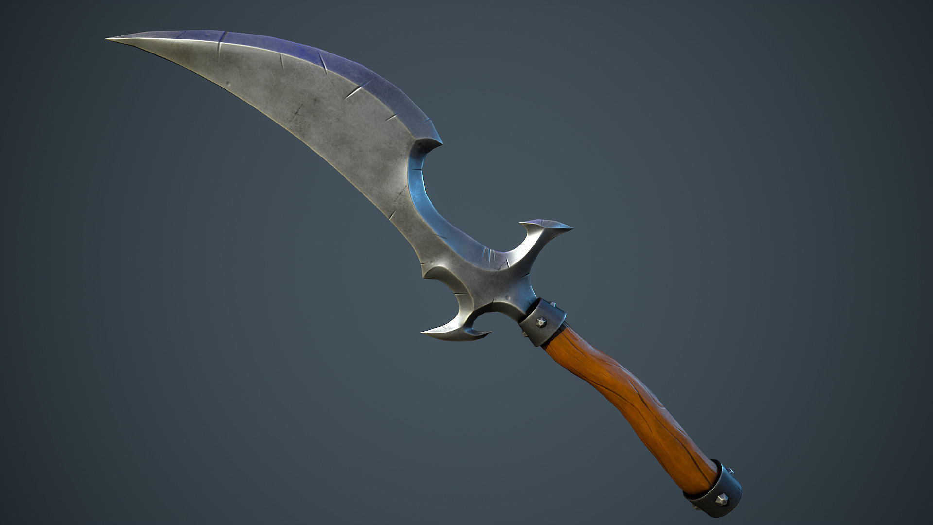 Stylized Fantasy Weapons - Daggers Low-poly 3D model_14