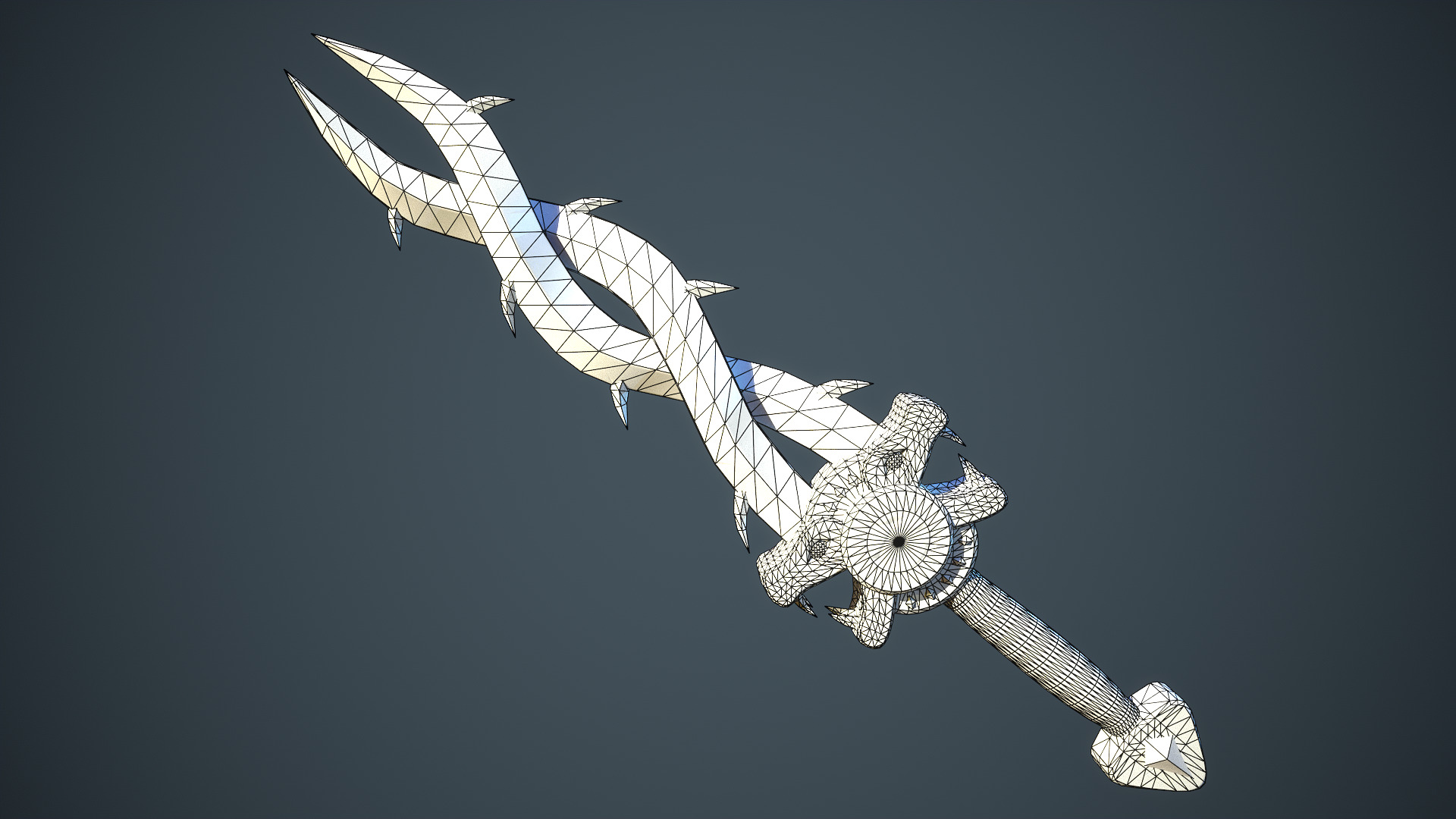 Stylized Fantasy Weapons - Daggers Low-poly 3D model_31