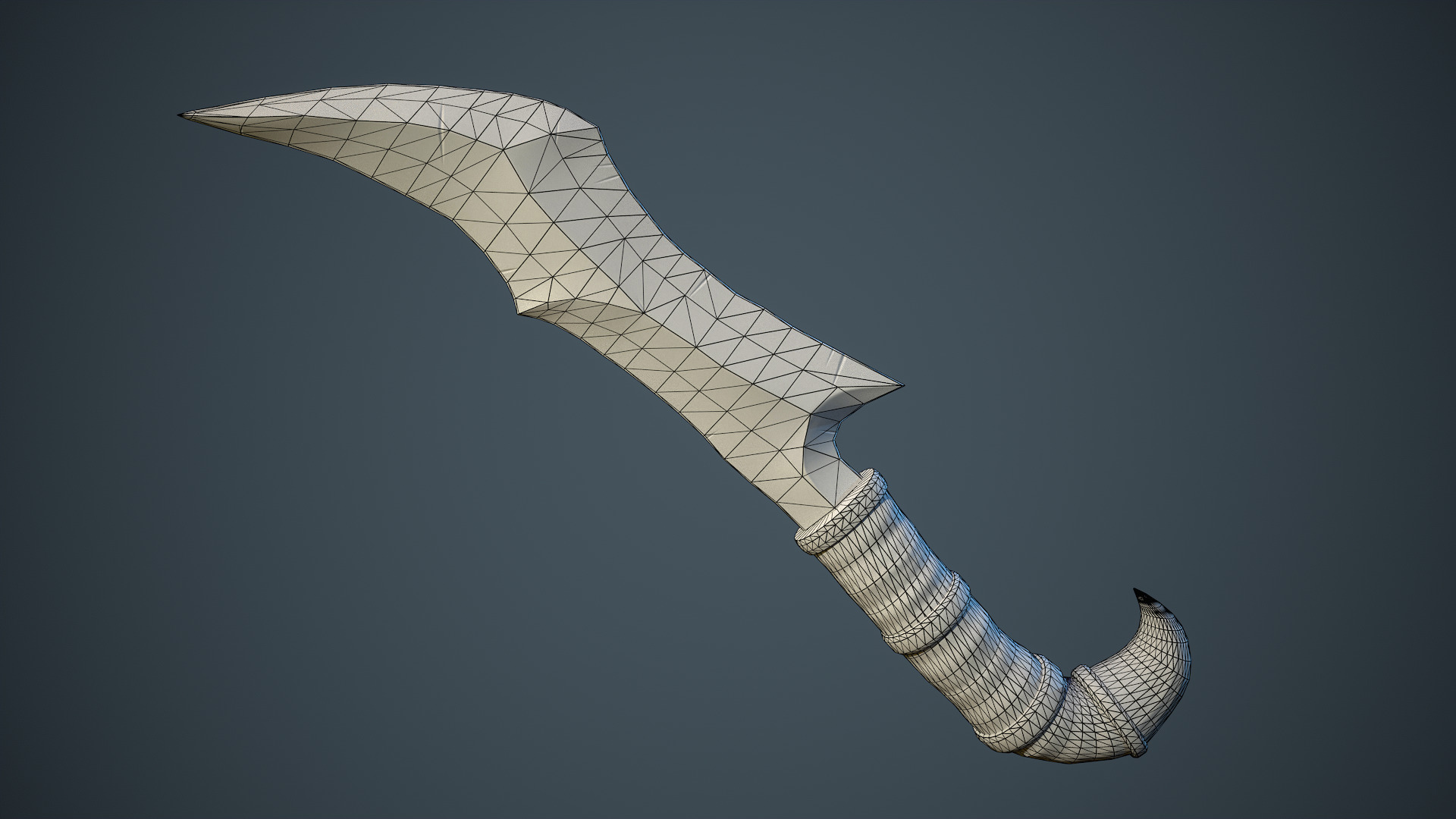 Stylized Fantasy Weapons - Daggers Low-poly 3D model_23