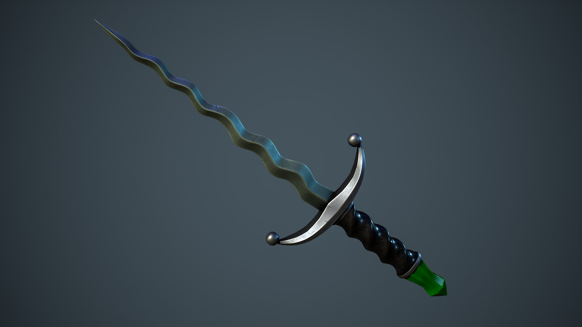 Stylized Fantasy Weapons - Daggers Low-poly 3D model_24
