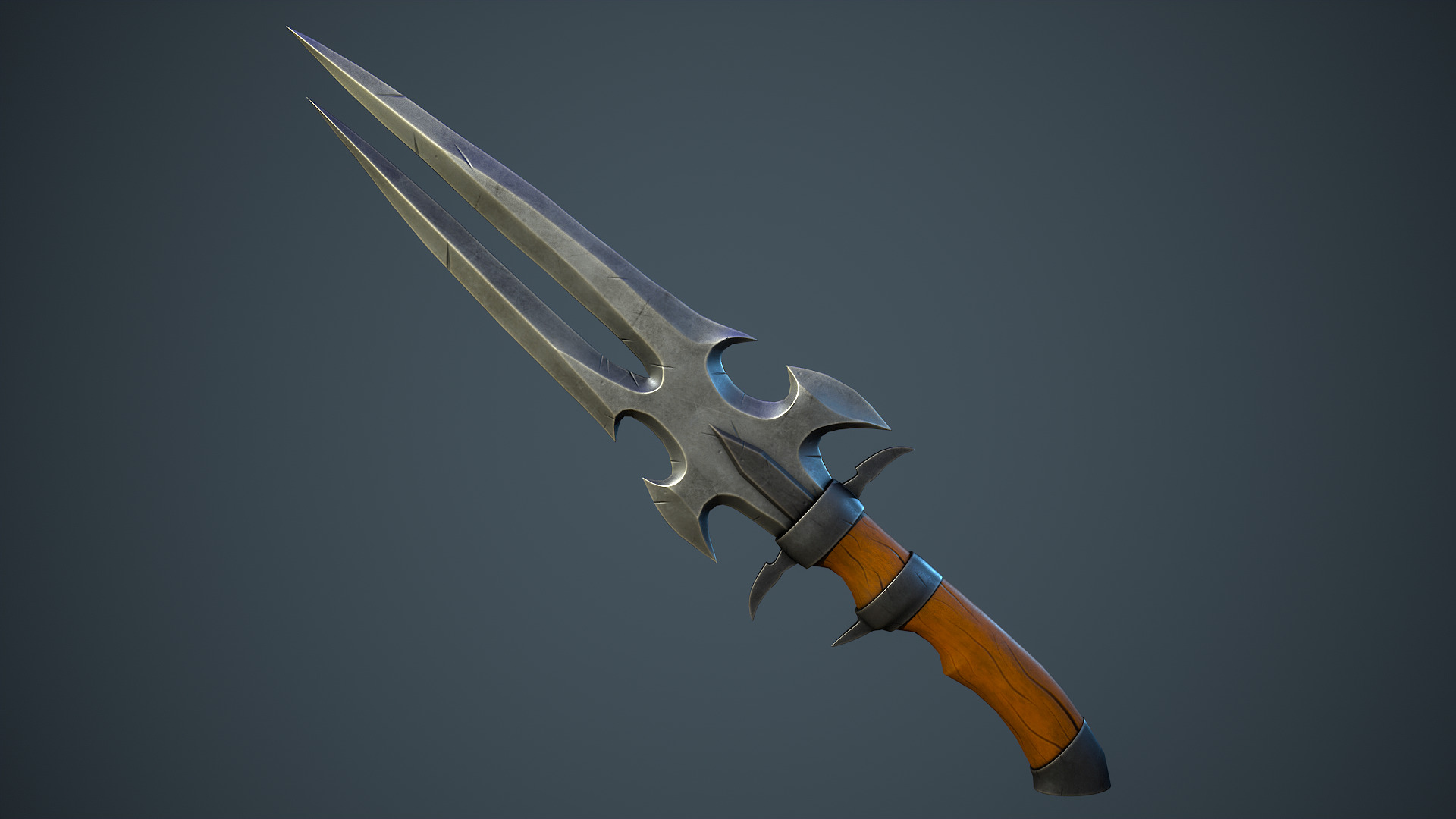 Stylized Fantasy Weapons - Daggers Low-poly 3D model_18
