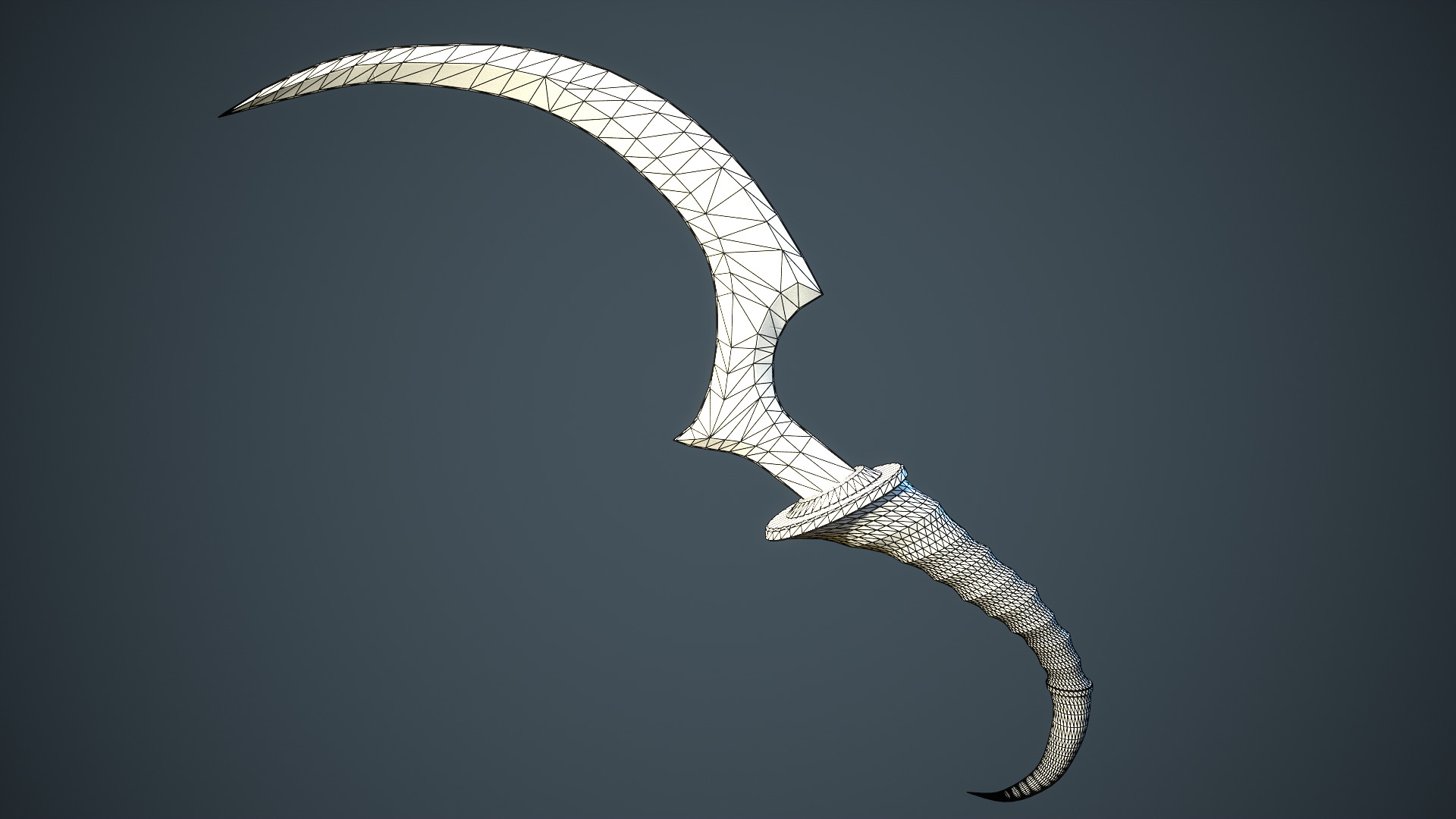 Stylized Fantasy Weapons - Daggers Low-poly 3D model_29