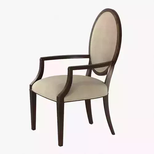 Nancy Corzine Oval Back Arm and Side chair