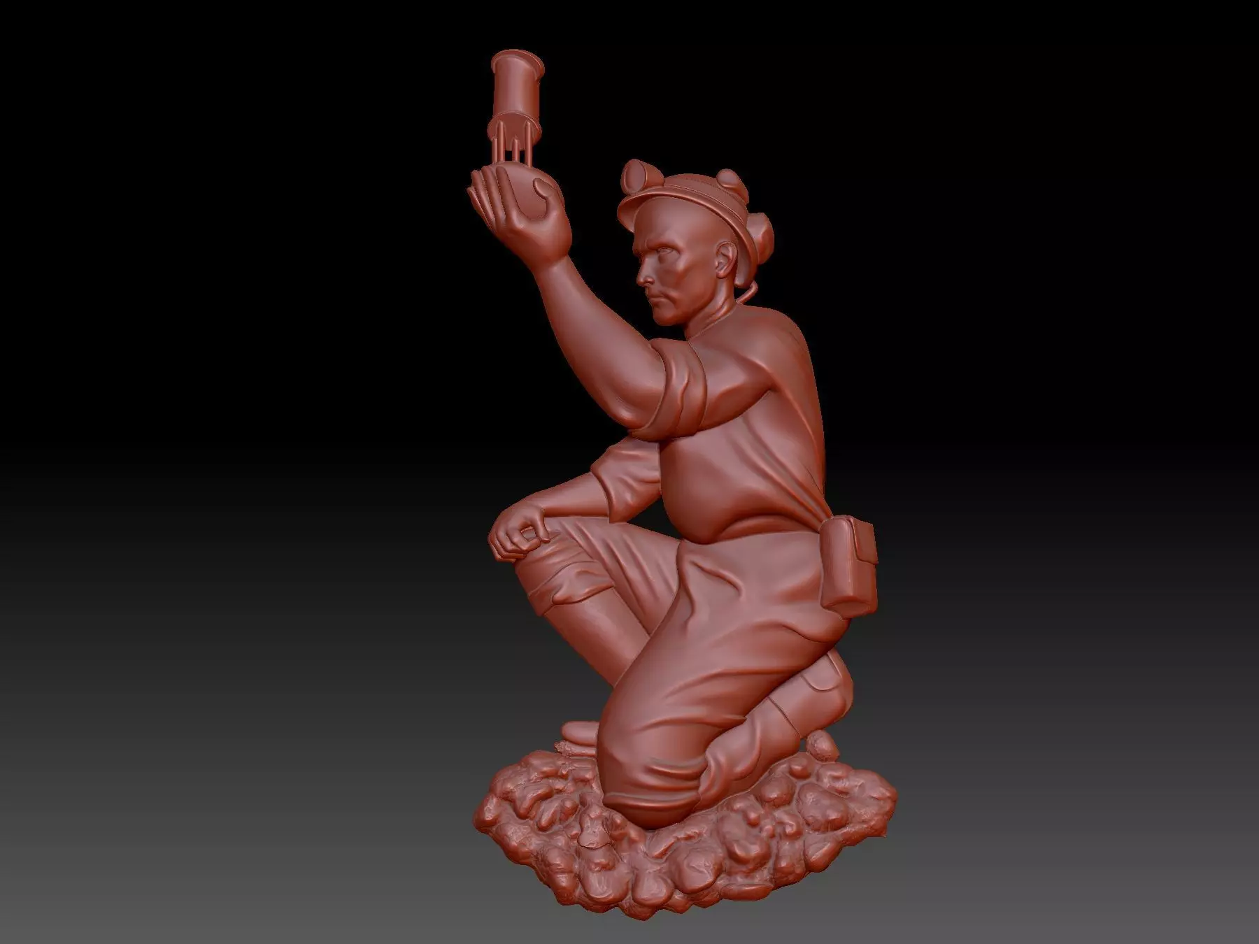 Miner 3D print model