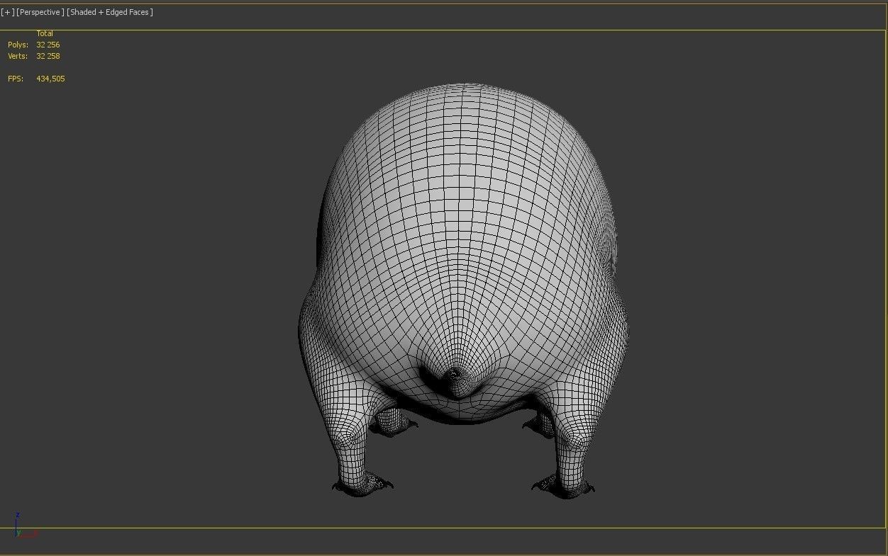 Hedgehog for Vray and Octane 3D model_18