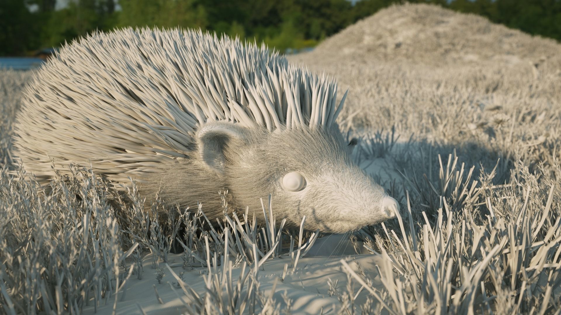 Hedgehog for Vray and Octane 3D model_6