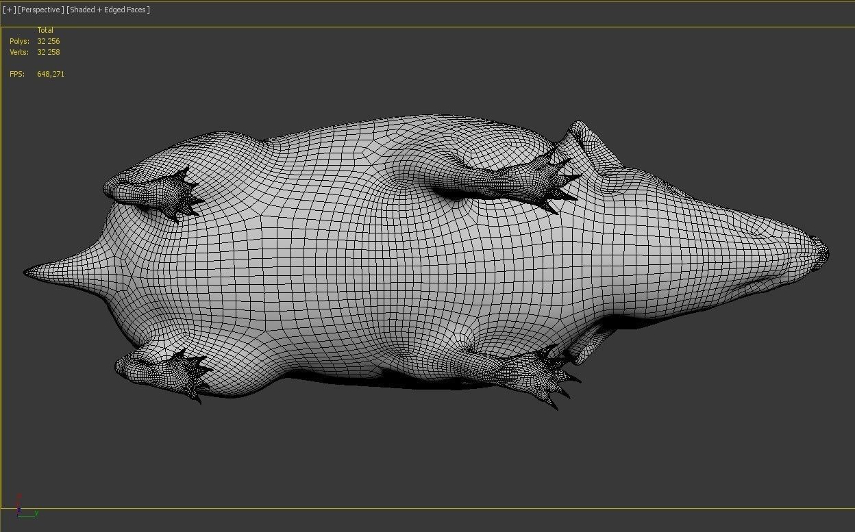 Hedgehog for Vray and Octane 3D model_15
