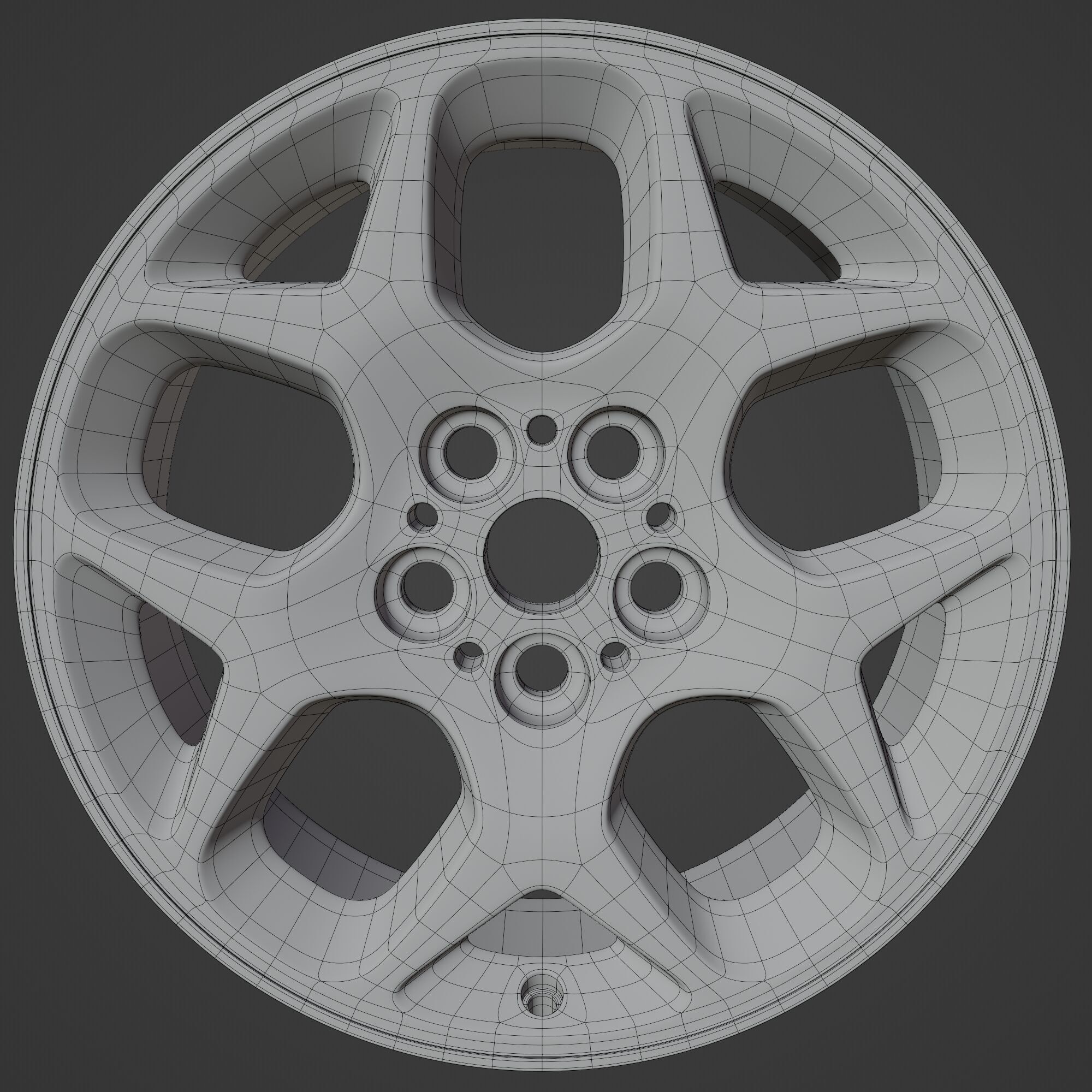 Car Rim 3D model_9